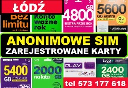 Łódź zdalna rejestracja kart SIM polskie startery z Internetem ANONIMOWE prepaid