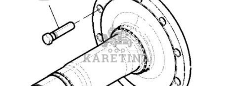 Fendt 930 933 936 939 942 Vario Gen 6 Wał Osi Tylnej Zwolnicy CZĘŚCI H218PP0145162-1