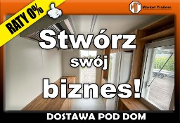 Inna Przyczepa gastronomiczna z wyposażeniem 3.5 m meble prąd biznes food truck
