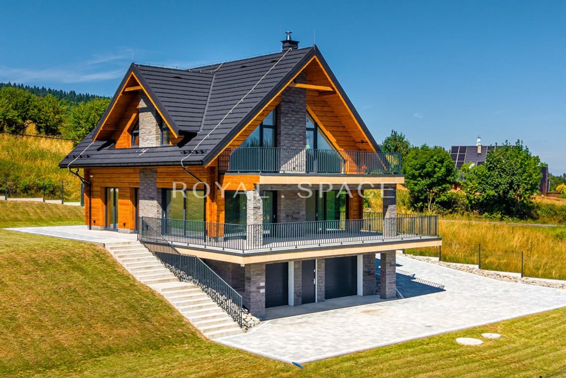 Dom w standardzie premium z widokiem na Babią Górę