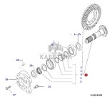 Komatsu WA100 - most napędowy przedni Carraro - flansza 42W-22-H0P84