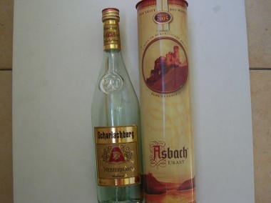 Puszka ozdobna po alkoholu Asbach Uralt 0,7-1