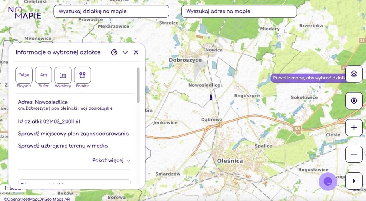 2,06 ha | produkcja i logistyka | MPZP | U-P - Więcej
