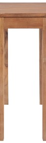 vidaXL Stolik konsola z litego drewna tekowego, naturalny, 110x35x76cm246957-4