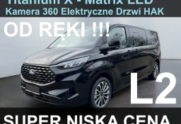 Ford T Tourneo Custom PHEV 232KM Plug-in Kamera 360 Elektryczne Drzwi Hak Super