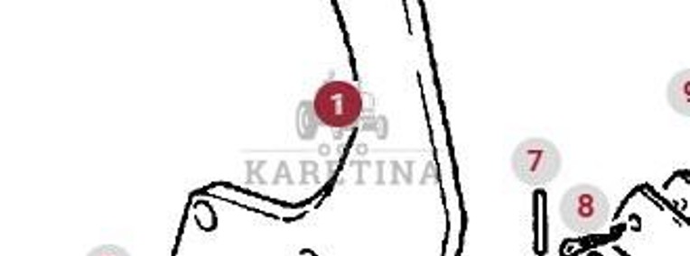 Fendt Favorit 514 Wspornik Stabilizatora CZĘŚCI H514870040020 H514870040030-1