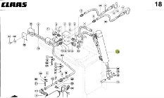 Claas RU600 - ślimak wyległej kukurydzy 0009961640 0009961650