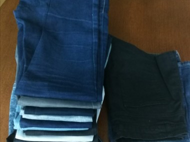 spodnie jeans-materiał hurt-30szt-S/L-1