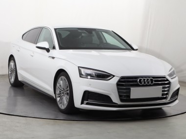 Audi A5 IV Salon Polska, Serwis ASO, Automat, Skóra, Navi, Klimatronic,-1