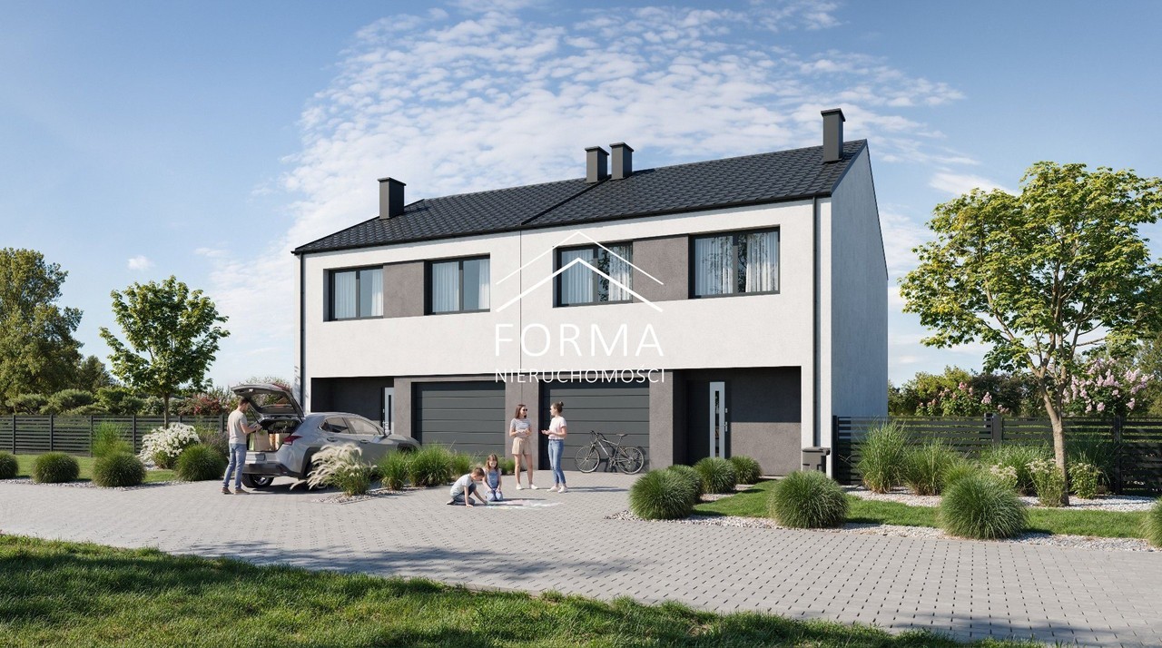 Ciele bliźniak 131m2, 5 pokoi, garaż