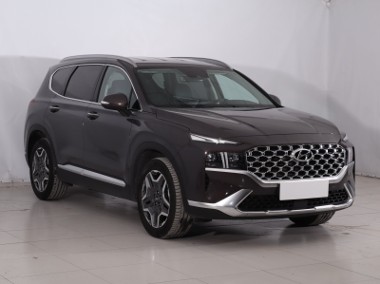 Hyundai Santa Fe III Salon Polska, Serwis ASO, Automat, Skóra, Navi, Klimatronic,-1
