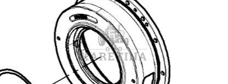 Fendt Vario 1038 1042 1046 1050 GEN 3 Pokrywa Łożyska Przedniej Osi F530300190010-1