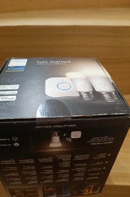 Zestaw Philips Hue - mostek 2.1 + 2x E27 White 1100 lm NOWY!!-2