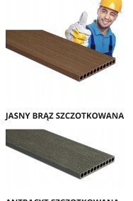 Sztacheta kompozytowa szczotkowana Winfloor 1000mmx140x15 szybko-2