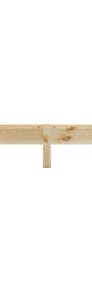 vidaXL Rama łóżka, lite drewno sosnowe, 90 x 200 cm 283280-4