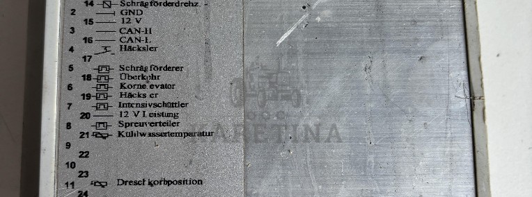 Claas Lexion - moduł sterownik DZW 013361.2 013361.3 013361.4-1