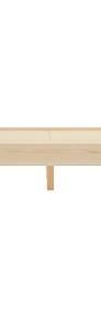 vidaXL Rama łóżka, lite drewno sosnowe, 160 x 200 cm 283284-3
