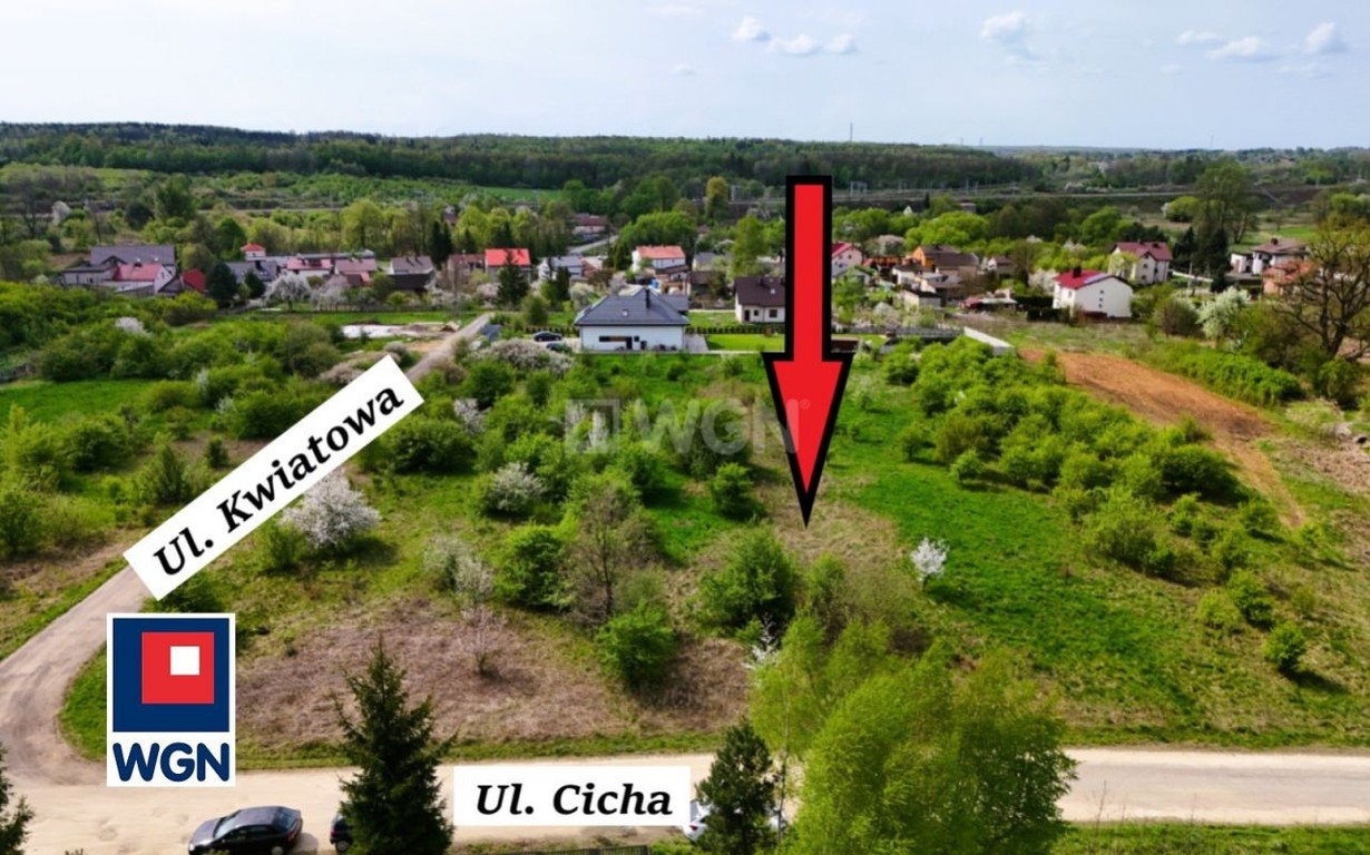 Działka na sprzedaż, 1670 m², Łazy Wiesiółka - Widok 2