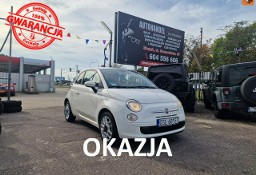 Fiat 500 1.2 Benzyna 69 KM, Klimatyzacja, Pół Skóry, Bluetooth, USB, AUX, Alu