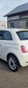 Fiat 500 1.2 Benzyna 69 KM, Klimatyzacja, Pół Skóry, Bluetooth, USB, AUX, Alu-4