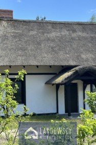 Dom ze strzechą styl pruski niedaleko rzeki Wda-2