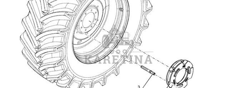 New Holland T6090 T6070 Obciąźnik koła 250kg 48043821-1