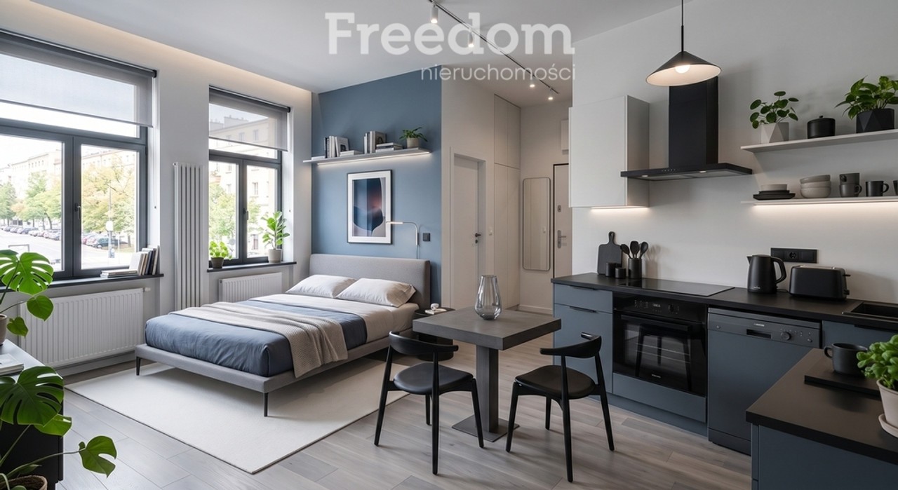 2 pokoje z balkonem w nowym apartamentowcu Mokotow