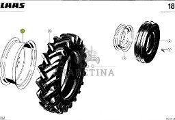 Claas Dominator 98 - opona 0006823950