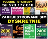 Polskie zarejestrowane karty SIM startery telefniczne zdalna rejestracja prepaid