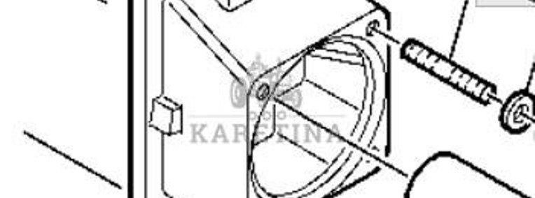 John Deere 9780CTS 9780i CTS 2005rok Obudowa Skrzyni Biegów Wału H133165-1