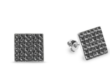 ankabizuteria.pl Kolczyki srebrne Swarovski Kingdom Studs w kolorze S-1