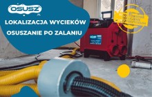 Osuszanie po zalaniu mieszkań, wynajem osuszaczy, lokalizacja wycieków Kraków