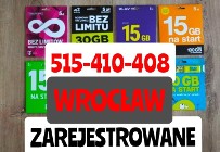 Wrocław ZAREJESTROWANE KARTY SIM - Anonimowe karty Czeskie Startery 