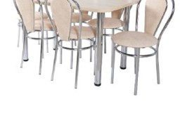 Zestaw kuchenny stół 70X120 + 6 krzeseł TULIPAN PLUS