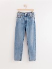 Spodnie jeansy Lindex 42 XL jasne washed out denim dżinsy highwaist