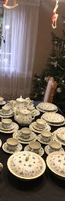 Zestaw, serwis obiadowo kawowy Myott, angielska ręcznie malowana porcelana-3