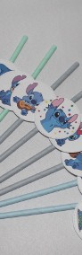 Kubeczki papierowe różowe niebieskie Lilo i Stitch Sticz Angel i talerzyki-3