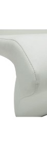 vidaXL Krzesła stołowe, 4 szt., białe, sztuczna skóra160565-4