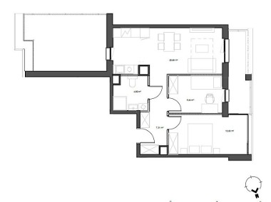 3 pok. mieszkanie z TARASEM 18.5m + Balkon 6m !!-1