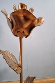 Wieczna złota róża z metalu, wyjątkowy prezent-2