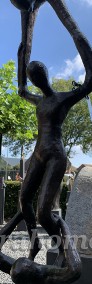 Imponująca Rzeźba z brązu "Słoń jak z obrazu " H170cm -4