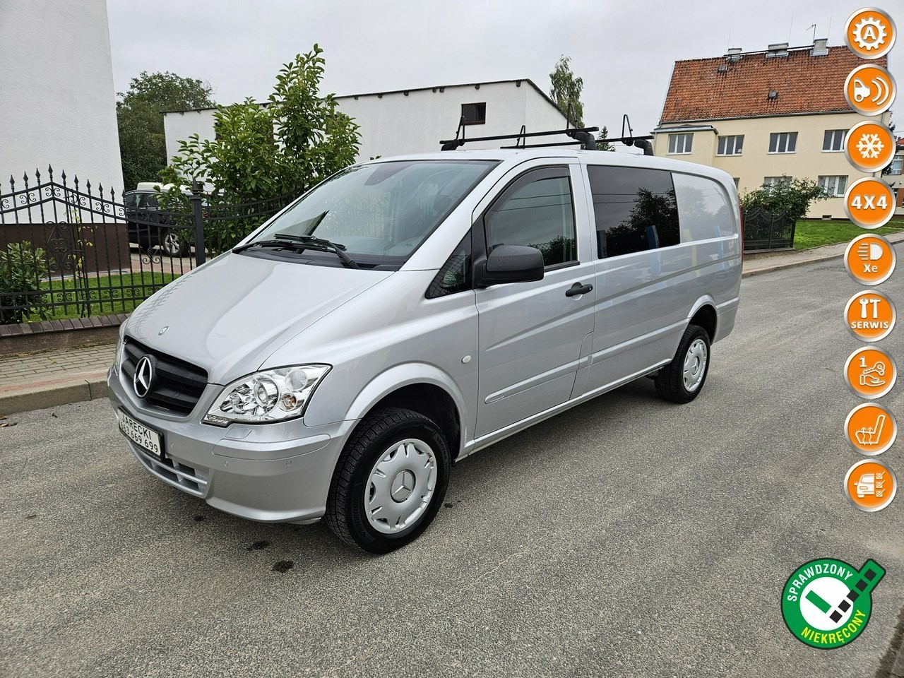 Mercedes-Benz Vito Opłacony Zadbany Bogato Wyposażony 1 Wł Po Serwisie 4x4 Gotów do Pra