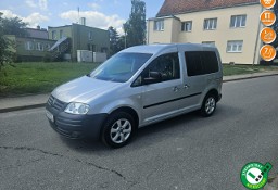 Volkswagen Caddy III Opłacony Zdrowy Zadbany Serwis Niezawodny TDI 7 Foteli Klima Alu 1 W