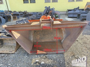 Łyżka trapezowa 280-120cm do koparki Miller fi 80-1