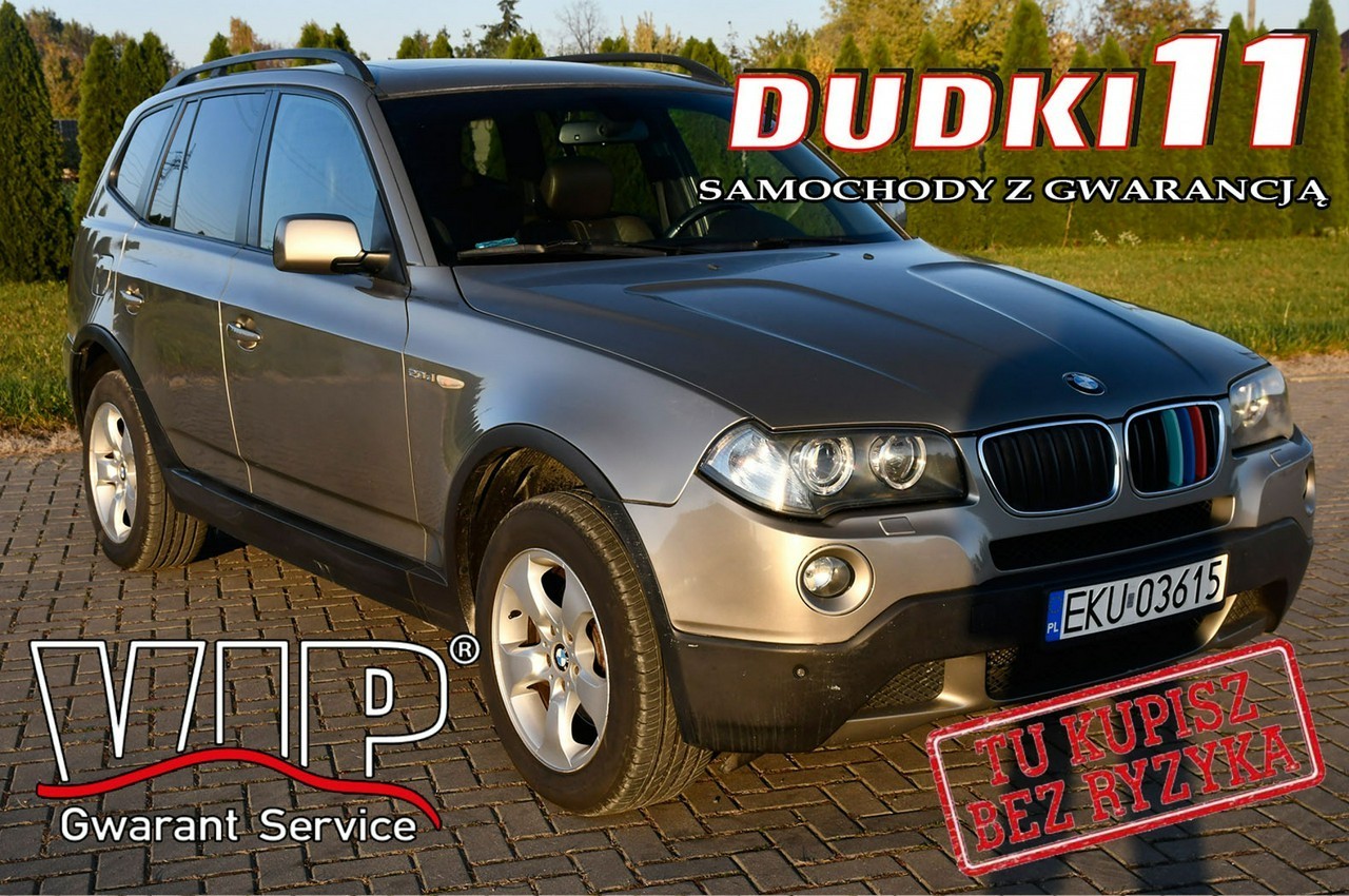 BMW X3 I (E83) 2,0D DUDKI11 4X4,Skóry,Panorama dach, Tempomat,kredyt.okazja