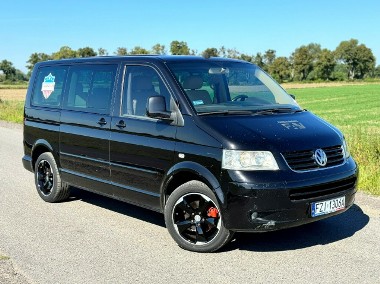 Volkswagen Multivan Czarny Rozsuwane Drzwi skóra beżowa 2,5 TDI-1