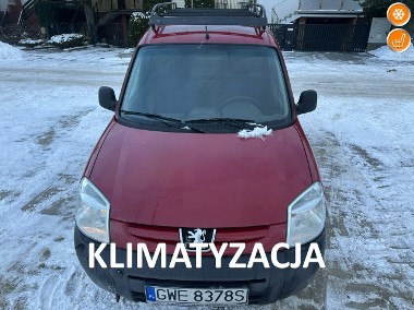 Peugeot Partner Klimatyzacja/2 kpl. kół, w tym alufelgi/Hak/Podgrzew. fotele/ Vat 23-1