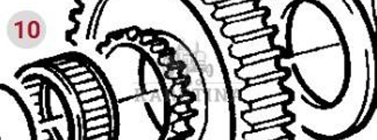 Fendt Favorit 514 Koło Zębate Walcowe CZĘŚCI 514100080071-1