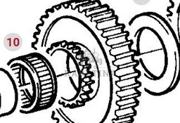 Fendt Favorit 514 Koło Zębate Walcowe CZĘŚCI 514100080071