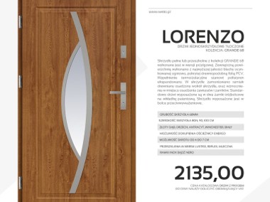 Drzwi stalowe SETTO model LORENZO 68-1